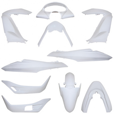 FAIRINGS/BODY PARTS FOR MAXISCOOTER HONDA 125 PCX 2010>2013 WHITE GLOSS (11 PARTS KIT)