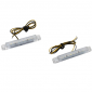 DECORATIVE LIGHTNING REPLAY BAR SHAPED WITH CLEAR LEDS(L 60mm / H 8mm / W 9mm) (PAIR)