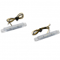 DECORATIVE LIGHTNING REPLAY BAR SHAPED WITH CLEAR LEDS(L 60mm / H 8mm / W 9mm) (PAIR) 3700948299951