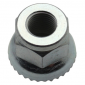 WHEEL NUT FOR BICYCLE - WITH SERRATED WASHER ALGI Ø 9 x100 (00592000) (SOLD PER UNIT)