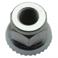 WHEEL NUT FOR BICYCLE - WITH SERRATED WASHER ALGI Ø 9,5x100 (00591000) (SOLD PER UNIT)