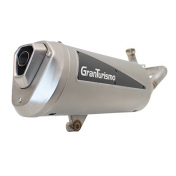 EXHAUST FOR MAXISCOOTER LEOVINCE GRANTURISMO TITANIUM FOR KYMCO 500 XCITING 2005>2012 (REF 3210) (CEE APPROVED) 8051122150946