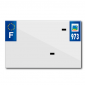 BANDE PLAQUE MOTO 210x130 POUR PVC VIERGE DEP.973/EURO (VENDU A L'UNITE) 3700948119907