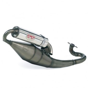 POT SCOOT LEOVINCE TT POLI POUR PIAGGIO 50 ZIP 2T 2009>, TYPHOON 2012>/APRILIA 50 SR MOTARD 2012> (REF 4065)