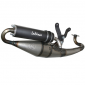 EXHAUST FOR SCOOT LEOVINCE TT BLACK FOR PEUGEOT 50 LUDIX ONE, VIVACITY 2T 2008>2012, SPEEDFIGHT 3 AIR (REF 4088B) 8051122155118