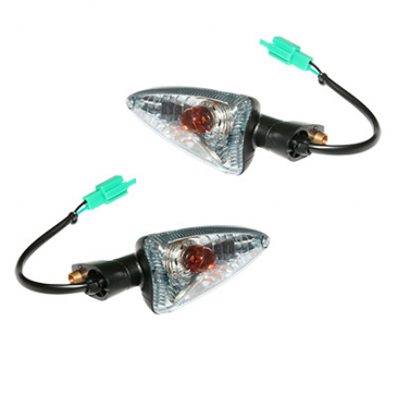 TURN SIGNAL FOR SCOOT (REAR) MBK 50 NITRO 2013>, BOOSTER NAKED AV/YAMAHA 50 AEROX 2013>, BWS NAKED AV/PIAGGIO 50 TYPHOON 2011>/DERBI 50 GPR/APRILIA 50 RS4 (PAIR) -REPLAY-