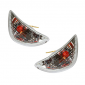 TURN SIGNAL FOR SCOOT PIAGGIO 50 VESPA LX 2STROKE/4STROKE, 125 VESPA LX - REAR - TRANSPARENT (PAIR) -CEE APPROVED- -SELECTION P2R- 3700948092583