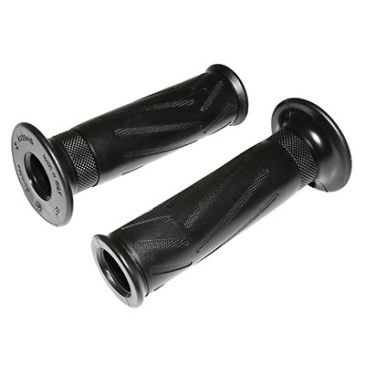 GRIP- DOMINO ORIGINAL- ON ROAD 0300 STYLE YAMAHA BLACK 120mm OPEN END (PAIR) -- - 8033900001893