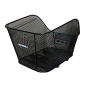 REAR BASKET- STEEL MESH- BASIL ICON LARGE BLACK WITH HANDLE- FITS TO YOUR CARRIER WITH SYSTEME WSL - IDEAL FOR E-BIKE (L38xl25xH25cm)