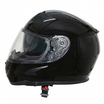 HELMET-FULL FACE ADX XR3 SINGLE BLACK GLOSSY XL (DOUBLE VISORS)