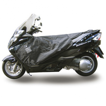 TABLIER COUVRE JAMBE TUCANO POUR SUZUKI 400 BURGMAN 2007> (R159-X) (TERMOSCUD) (SYSTEME ANTI-FLOTTEMENT SGAS) 8026492106763