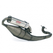 EXHAUST FOR SCOOT LEOVINCE TT POLISHED FOR PEUGEOT 50 LUDIX BLASTER, JET FORCE DTSI i.e, SPEEDFIGHT 3 L.C. (REF 4059) 8051122151448