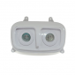 TWIN HEADLIGHTS REPLAY 2X20W FOR MBK 50 BOOSTER 2004>/YAMAHA 50 BWS 2004> WHITE/WHITE 3700948102824