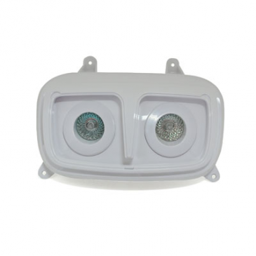 TWIN HEADLIGHTS REPLAY 2X20W FOR MBK 50 BOOSTER 2004>/YAMAHA 50 BWS 2004> WHITE/WHITE 3700948102824