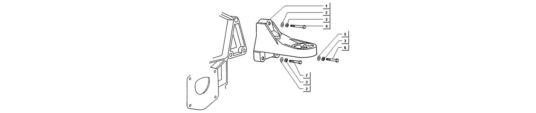 T46 - support moteur