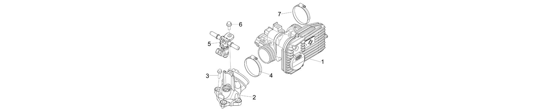01.36 - corps papillon - injecteur - raccord d admission