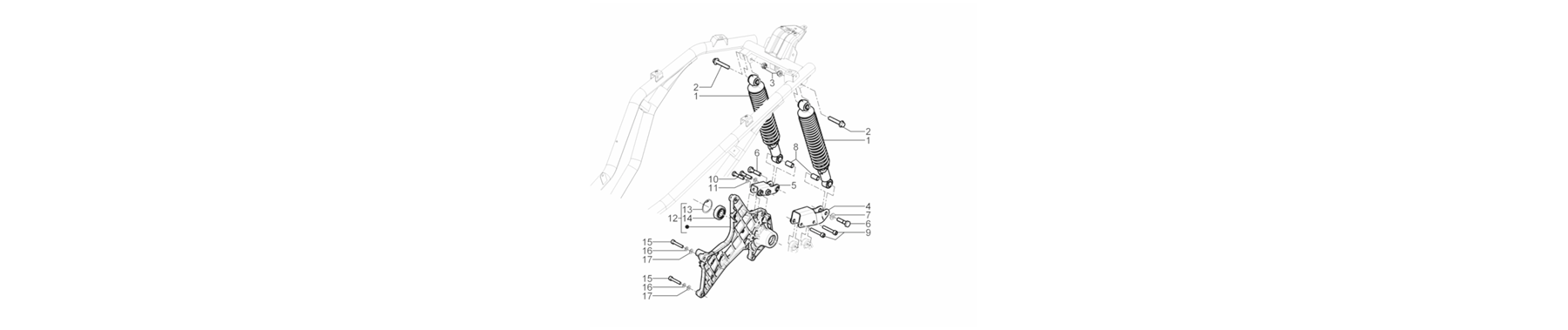 04.10 - suspension arriere - amortisseur/s