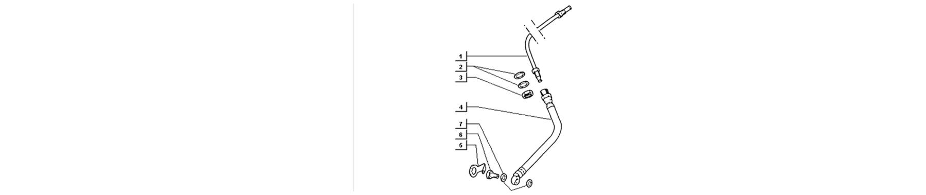 T97 - tube frein roue av 